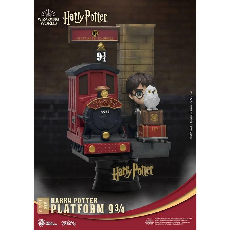 Harry Potter diorama PVC D-Stage Platform 9 3/4 New Version 15 cm