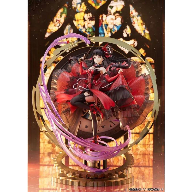 Date A Bullet statuette PVC 1/7 Kurumi Tokisaki: Pigeon Blood Ruby Dress Ver. 33 cm