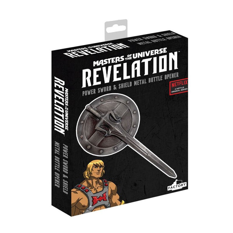 Masters Of The Universe décapsuleur Revelation Power Sword And Shield 13 cm