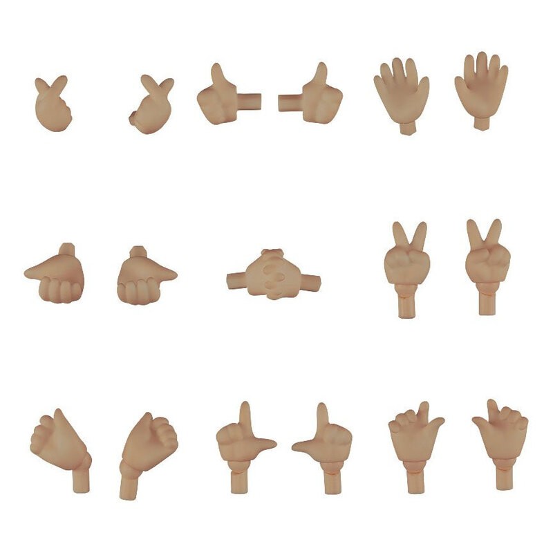 Original Character accessoires pour figurines Nendoroid Doll Hand Parts Set 02 (Cinnamon)