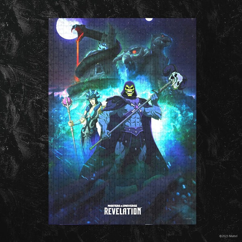 Les Maîtres de l'univers : Révélation™ puzzle Skeletor™ and Evil-Lyn™ (1000 pièces)