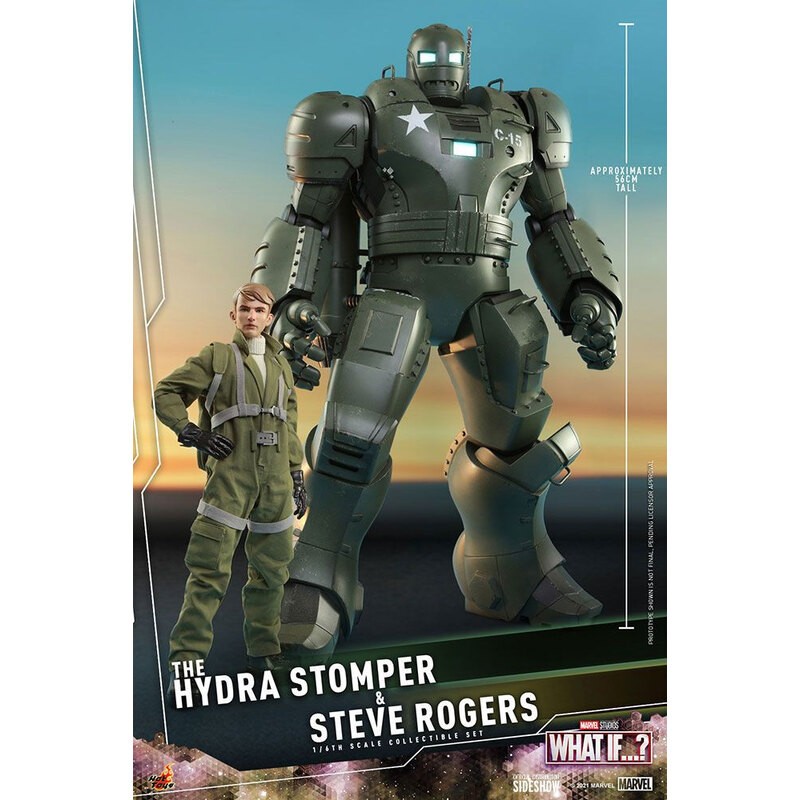 What If...? Figurines 1/6 Steve Rogers & The Hydra Stomper 28 - 56 cm