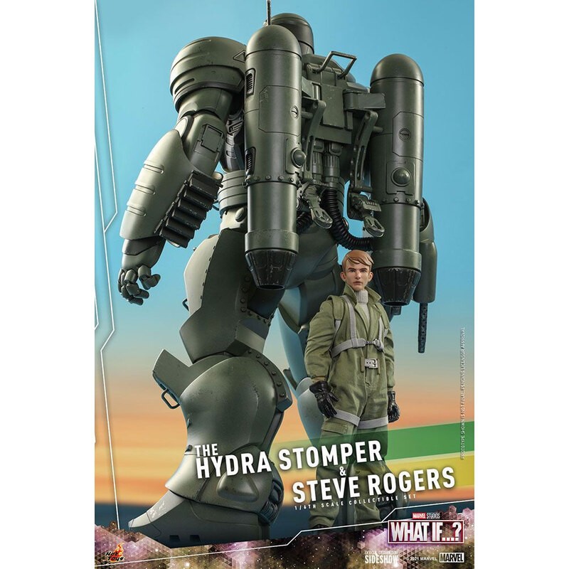 What If...? Figurines 1/6 Steve Rogers & The Hydra Stomper 28 - 56 cm