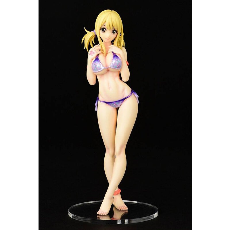 Fairy Tail statuette PVC 1/6 Lucy Heartfilia Swimsuit Pure in Heart Twin Tail Ver. 27 cm