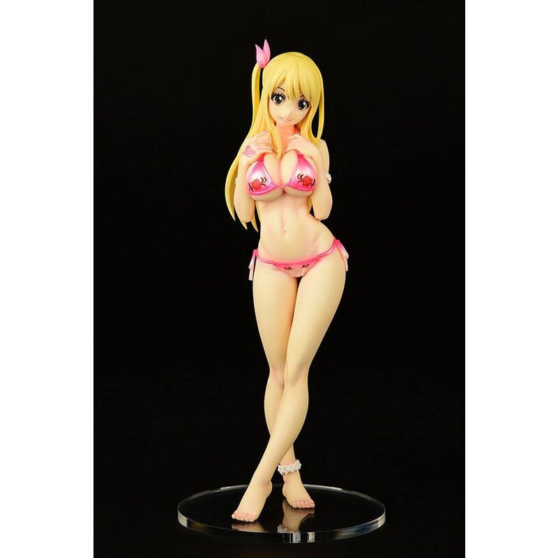 Ldruieu Fairy Tail - Figurine Lucy Heartfilia - En PVC - 17 cm - Décoration  de bureau - Cadeau pour les fans d'anime : : Jeux et Jouets