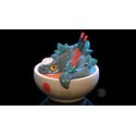 Soup Dragon figurine Qrew Art Premium Vinyl Slurp At Your Own Risk 18 cm