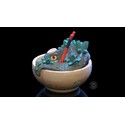 Soup Dragon figurine Qrew Art Premium Vinyl Slurp At Your Own Risk 18 cm