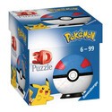 Pokémon puzzle 3D Pokéballs: Super Ball (55 pièces)