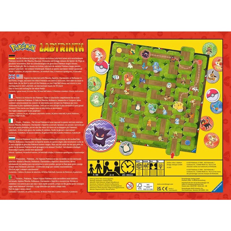 Puzzle 3D - Poké Ball Pokémon Ravensburger : King Jouet, Puzzles 3D  Ravensburger - Puzzles