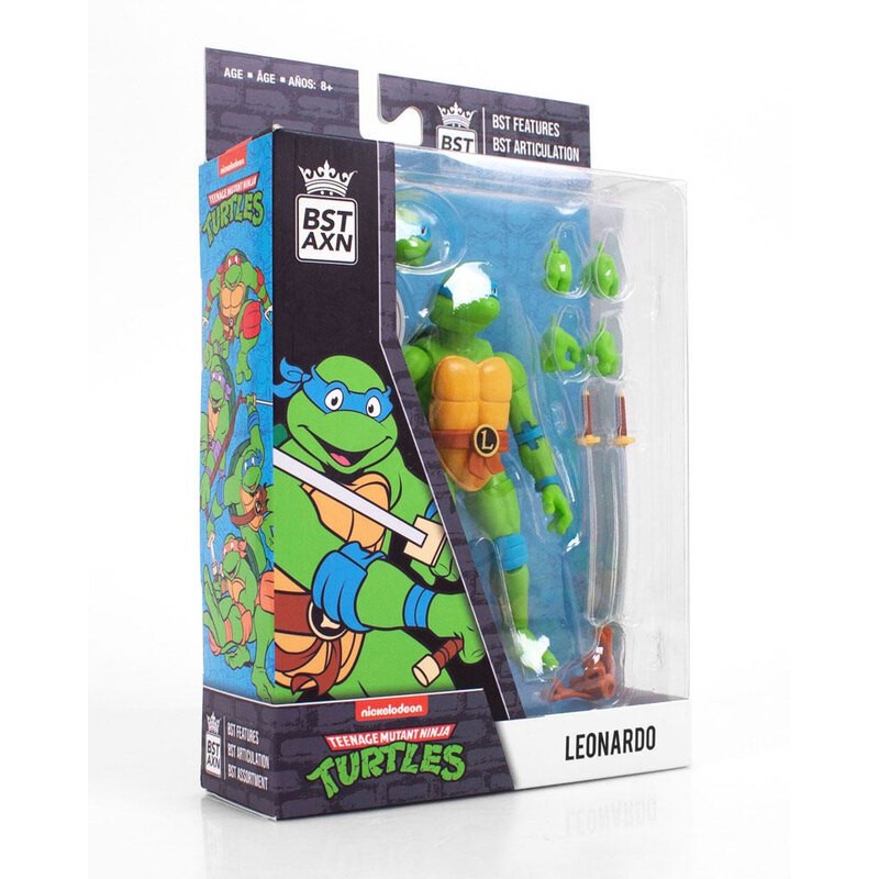 Tortues Ninja figurine BST AXN Leonardo 13 cm