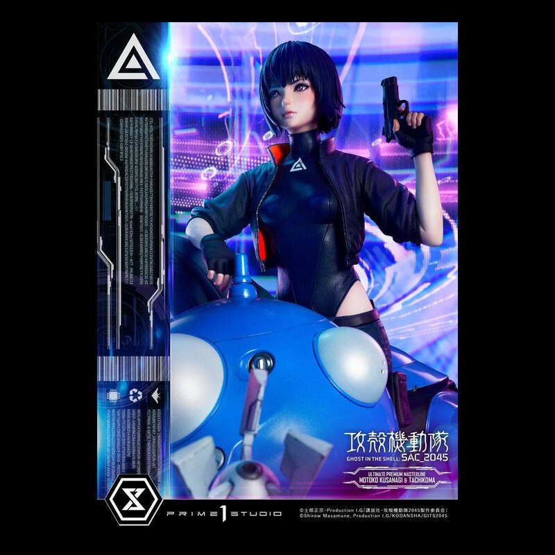 Ghost in the Shell: SAC_2045 statuette 1/4 Motoko Kusanagi and Tachikoma (Bonus Version) 50 cm