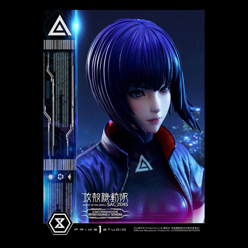 Ghost in the Shell: SAC_2045 statuette 1/4 Motoko Kusanagi and Tachikoma (Bonus Version) 50 cm