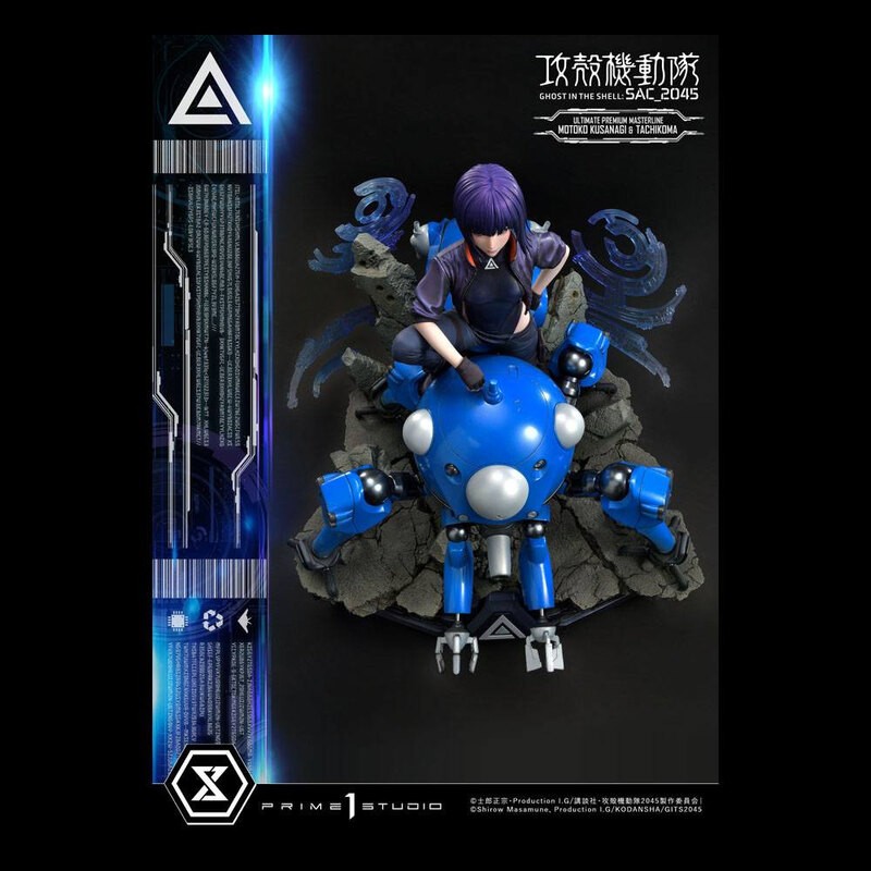 Ghost in the Shell: SAC_2045 statuette 1/4 Motoko Kusanagi and Tachikoma (Bonus Version) 50 cm