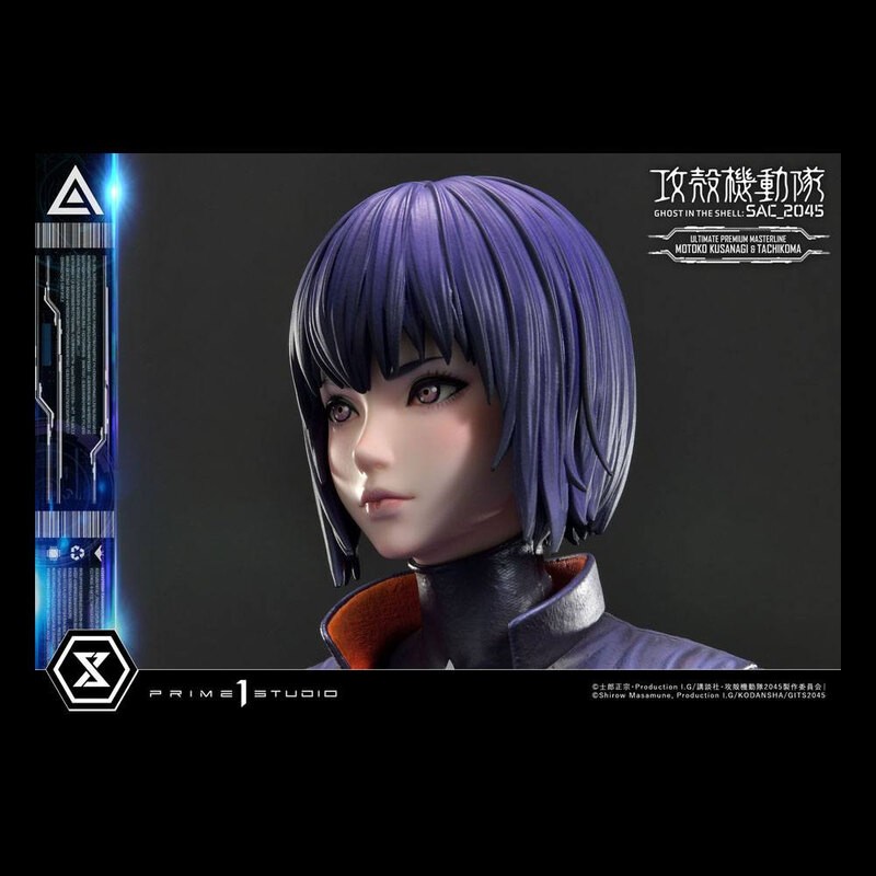 Ghost in the Shell: SAC_2045 statuette 1/4 Motoko Kusanagi and Tachikoma (Bonus Version) 50 cm