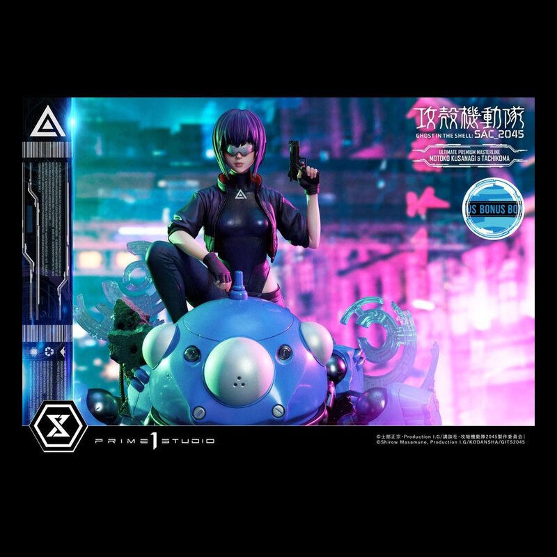 Ghost in the Shell: SAC_2045 statuette 1/4 Motoko Kusanagi and Tachikoma (Bonus Version) 50 cm