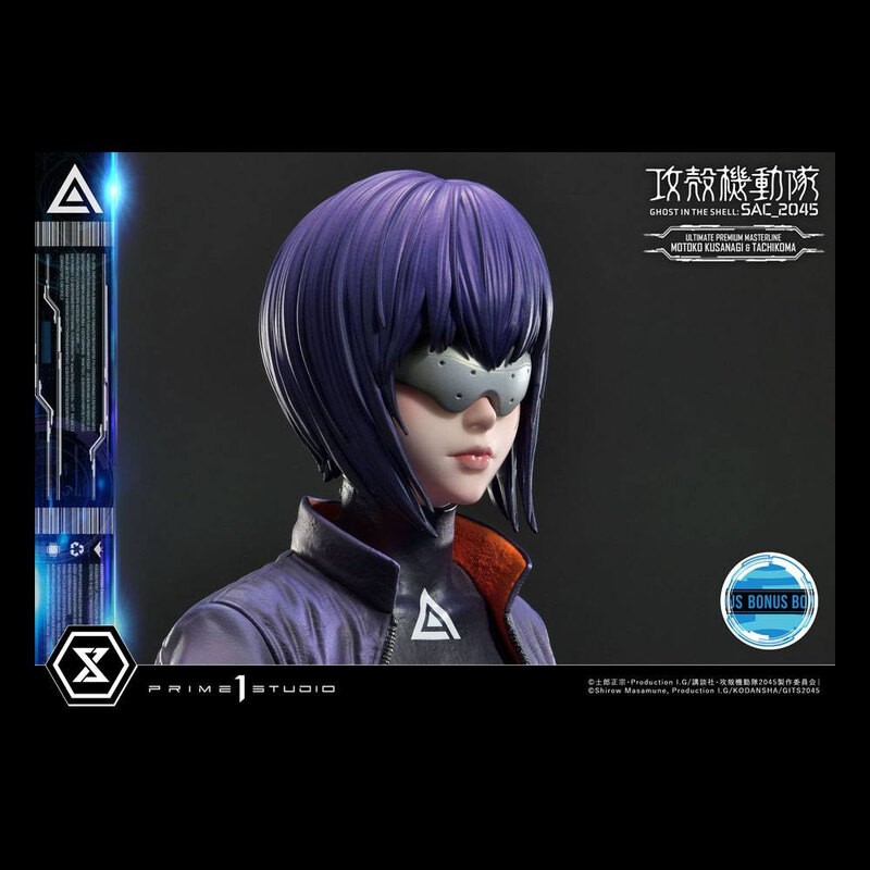 Ghost in the Shell: SAC_2045 statuette 1/4 Motoko Kusanagi and Tachikoma (Bonus Version) 50 cm