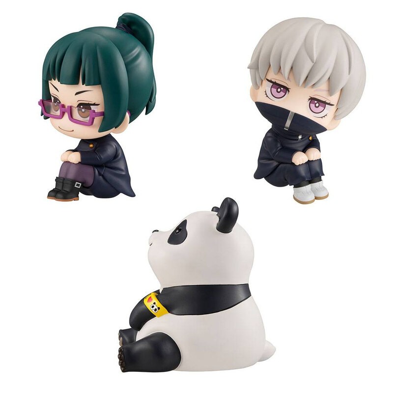 Jujutsu Kaisen statuettes PVC Look Up Maki & Toge & Panda Limited Ver. 11 cm