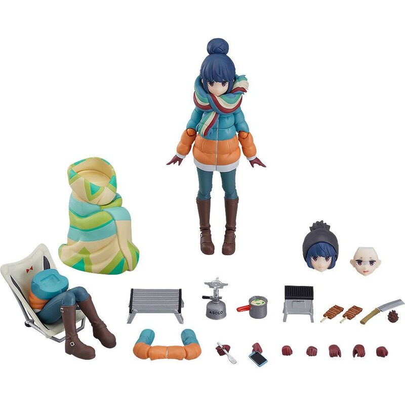 Laid-Back Camp figurine Figma Rin Shima DX Edition 13 cm