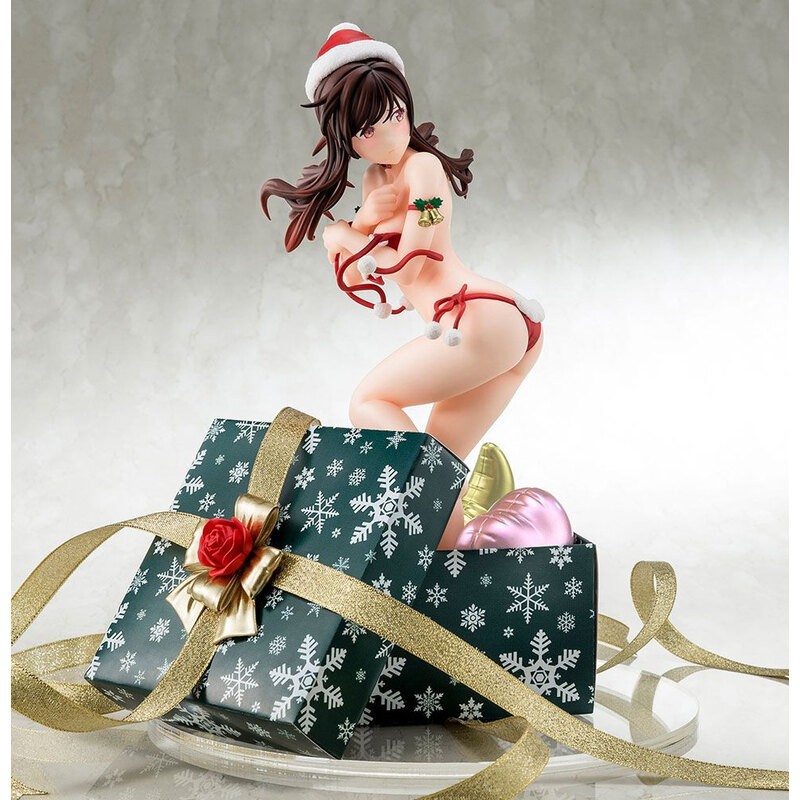 Rent-A-Girlfriend statuette PVC 1/6 Mizuhara Chizuru in a Santa Claus Bikini De Fluffy 24 cm