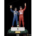 Ayrton Senna statuette 1/10 Deluxe Art Scale Alain Prost & Ayrton Senna (The Last Podium 1993) 27 cm