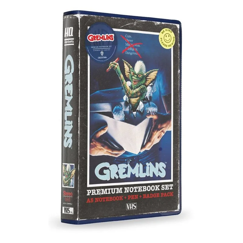 Gremlins set papeterie 6 pièces VHS