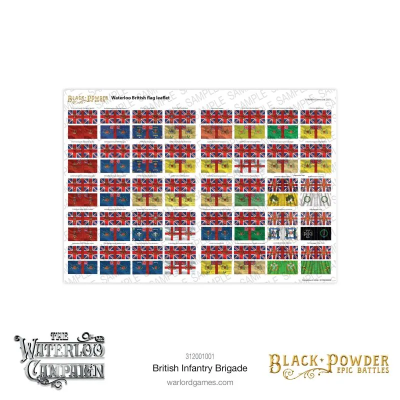 Black Powder Epic Battles: Waterloo - British Infantry Brigade