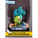 Monstres et Compagnie statuette Master Craft James P. Sullivan & Mike Wazowski 34 cm