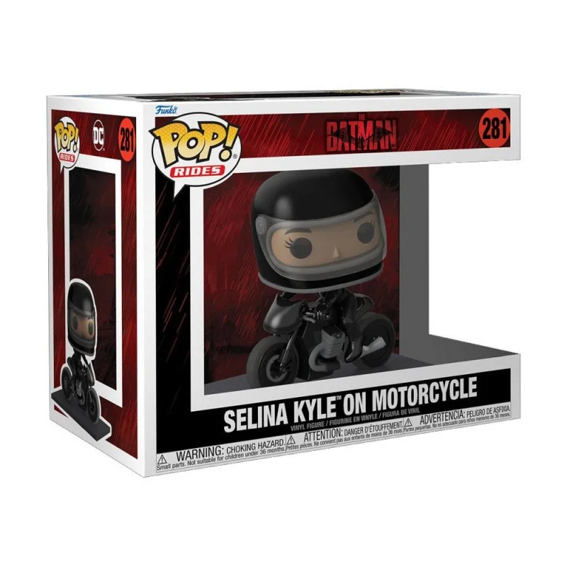 Batman POP! Rides Deluxe Vinyl figurine Selina on Motorcycle 15 cm