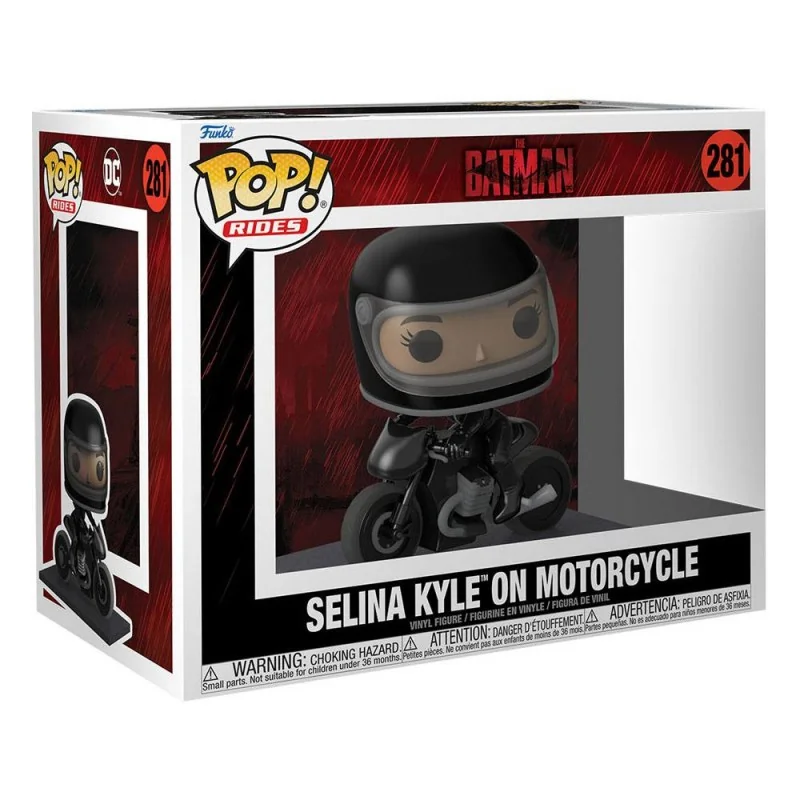 Batman POP! Rides Deluxe Vinyl figurine Selina on Motorcycle 15 cm