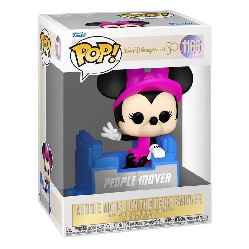 Walt Disney Word 50th Anniversary POP! Disney Vinyl figurine People Mover Minnie 9 cm