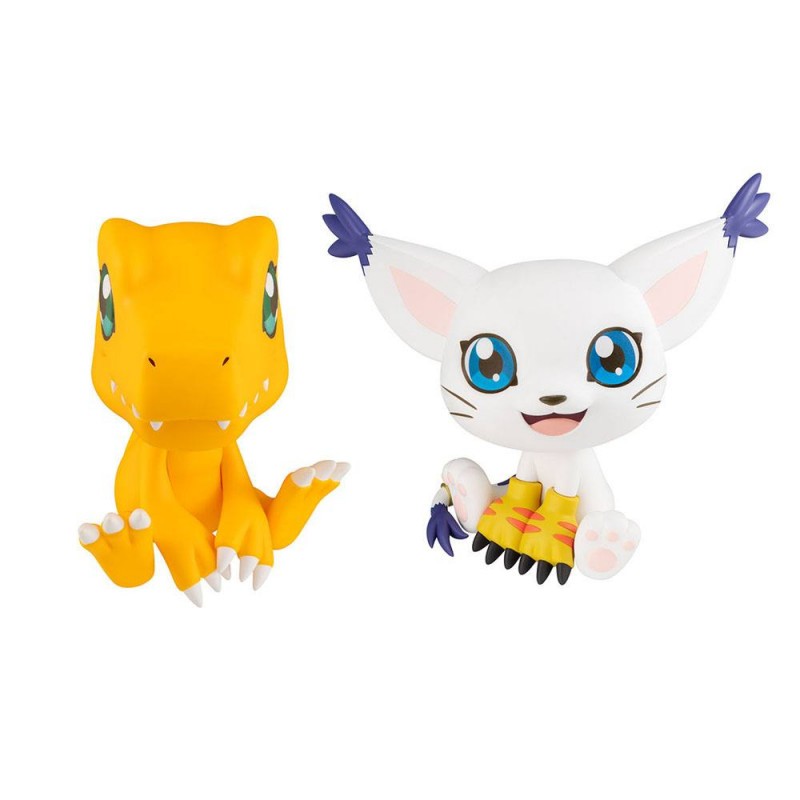 Digimon Adventure statuettes PVC Look Up Tailmon & Agumon Limited Ver. 11 cm