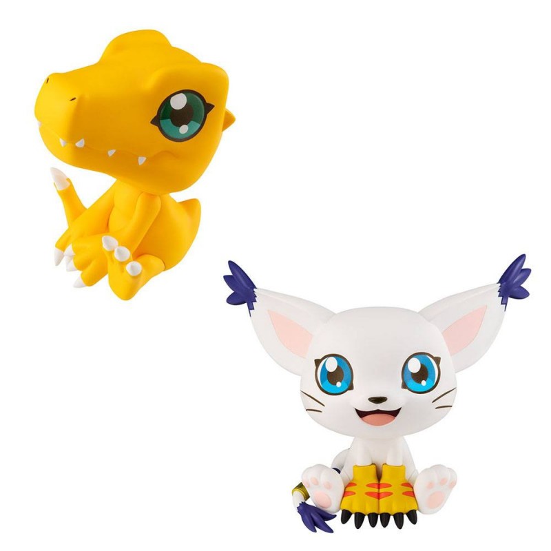 Digimon Adventure statuettes PVC Look Up Tailmon & Agumon Limited Ver. 11 cm