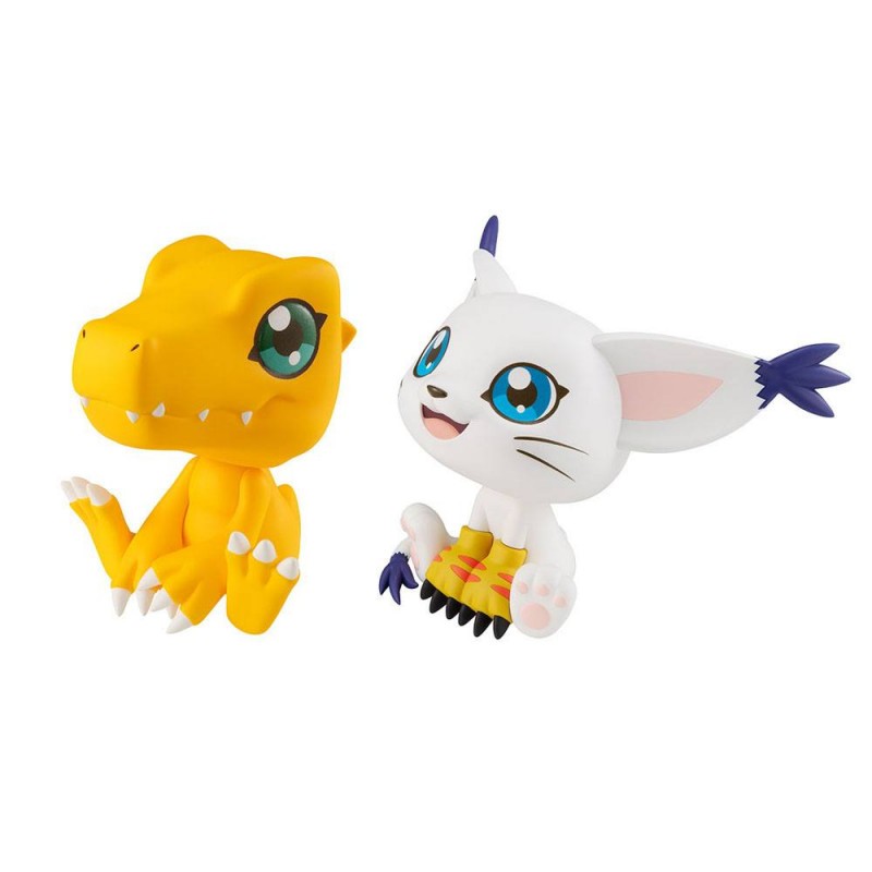 Digimon Adventure statuettes PVC Look Up Tailmon & Agumon Limited Ver. 11 cm