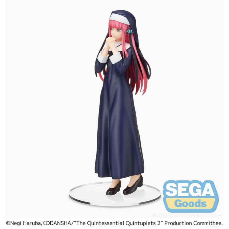 Sega The Quintessential Quintuplets statuette PVC SPM Nino Nakano (Sister Ver.) 21 cm