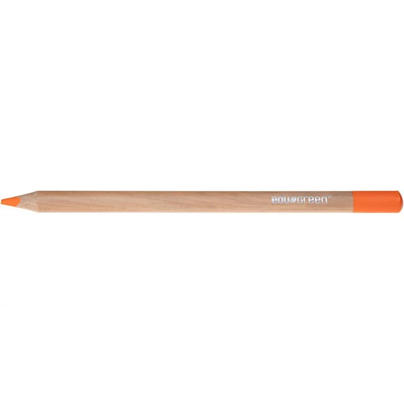 crayons de couleur jumbo Edugreen, orange, mine 5 mm, 10 pièce/ 1 Pq.