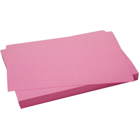 Papier cartonné coloré, rose antique, 50x70 cm, 270 gr, 10 flles/ 1 Pq.