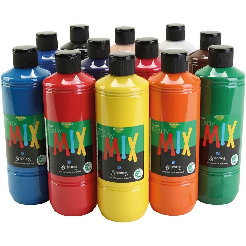 Ready Mix Greenspot, couleurs assorties, mate, 12x500 ml/ 1 Pq.