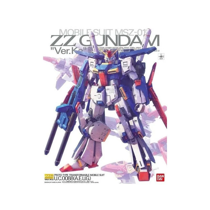 Gundam Gunpla MG 1/100 ZZ Gundam Ver. Ka