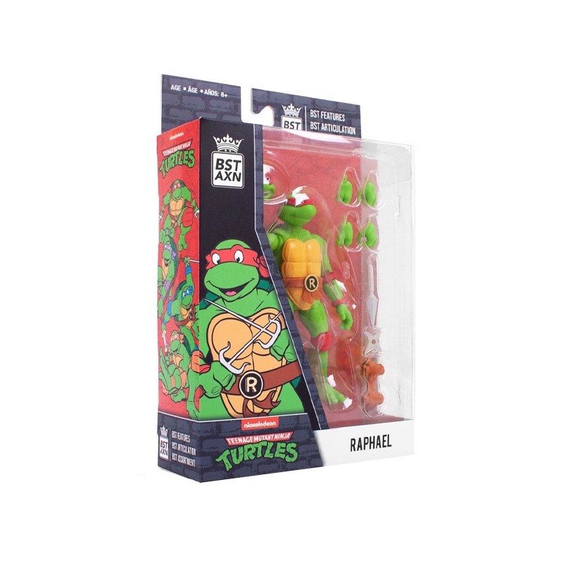 Tortues Ninja figurine BST AXN Raphael 13 cm