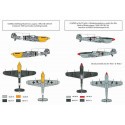 Feuille de décalcomanies Hispano HA-1112M1L Buchon 'Movie Star' + kit de conversion de pièces en résine supplémentaires 