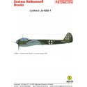 Décal Réédité et mis à jour ! Junkers Ju-88D-1 (1) A6+HH III/KG 30 Oberst Werner Baumbach Norvège 1942. Comprend de nombreuses d