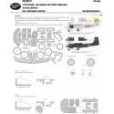 Douglas A-26C-15 Invader - palettes de couleurs 1 et 2 BASIC kabuki masque toutes les fenêtres, roues, autres pièces transparent