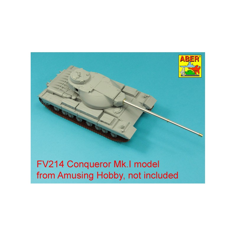 Canon L1A1 de 120 mm pour FV214 Super Conqueror Mark I (conçu pour être utilisé avec les kits Dragon)[Conqueror British Heavy Ta