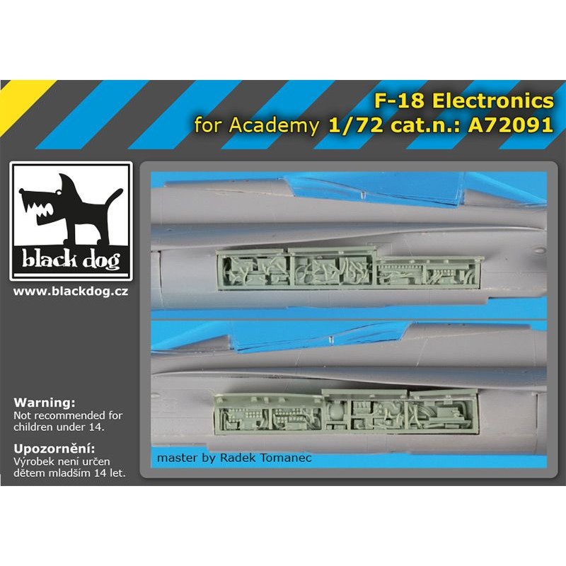 Électronique McDonnell-Douglas F/A-18 Hornet (conçue pour être utilisée avec les kits Academy)[F/A-18C F/A-18D F/A-18E F/A-18F)