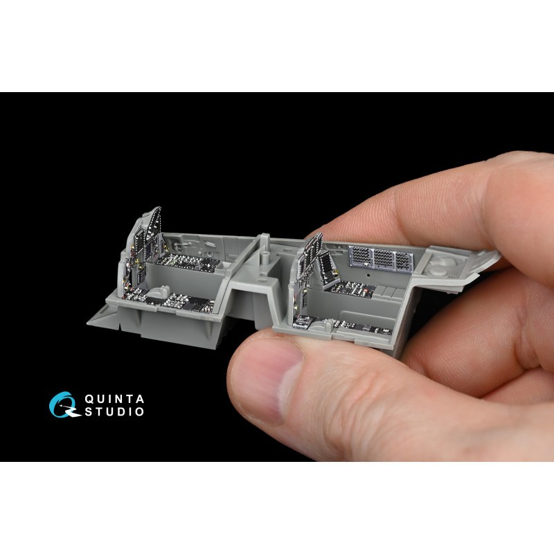 Décalcomanie Intérieur McDonnell F-15E Eagle imprimé en 3D et coloré sur papier autocollant (conçu pour être utilisé avec les ki