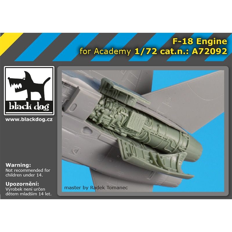 Moteur McDonnell-Douglas F/A-18 Hornet (conçu pour être utilisé avec les kits Academy)[F/A-18C F/A-18D F/A-18E F/A-18F)