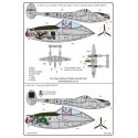 Décal Lockheed P-38J-15-LO Foudre 43-28677 H5-B 'Little Buckaroo' 392FS 367FG - P-38L H5-C 'Gung Ho' 392FS 367FG