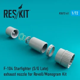 Tuyère d'échappement Lockheed F-104 Starfighter (F-104S/F-104G) (conçue pour être utilisée avec les kits Monogram et Revell)