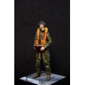 Pilote de la RAF/FAA des années 1950 (une figurine avec choix de têtes - l'une avec un casque volant l'autre avec une casquette 