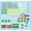 AFV ISAF 4 utilisés par la Hongrie, la Bulgarie et le Portugal en Afghanistan. BTR-80A, BRDM-2 et Panhard VBL. (Soviétique)